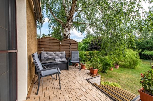 Terrasse an der Küche