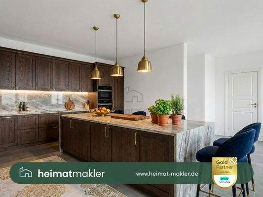 unverbindliche Visualisierung offener Küchenbereich