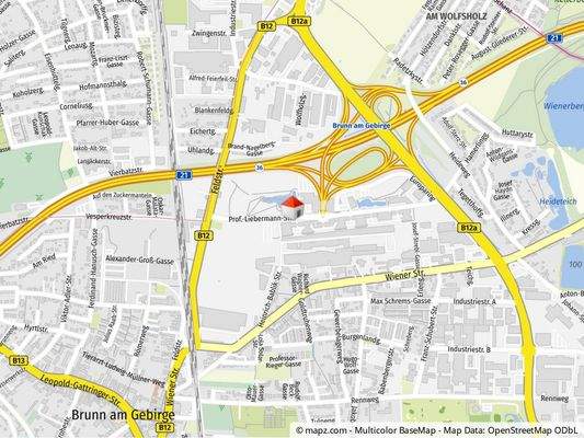 Geolyzer Kartenausschnitt