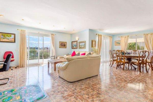 living and dining area