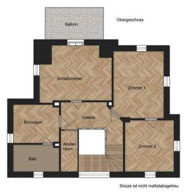 Grundriss Obergeschoss