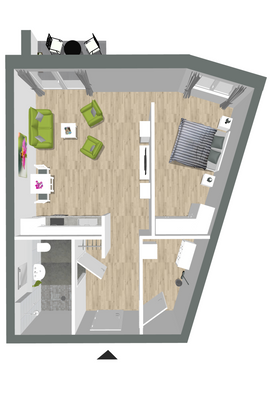 Grundriss Wohnung 5