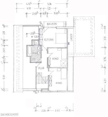Grundriss Dachgeschoss