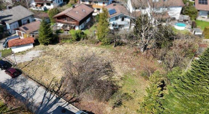 Blick zum Grundstück