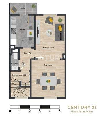 Grundriss 1. Obergeschoss