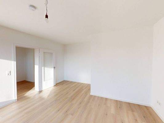 Ansicht III: Wohn- und Esszimmer