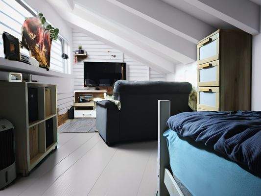 Kinderzimmer 2, DG, leicht mit KI gestylt