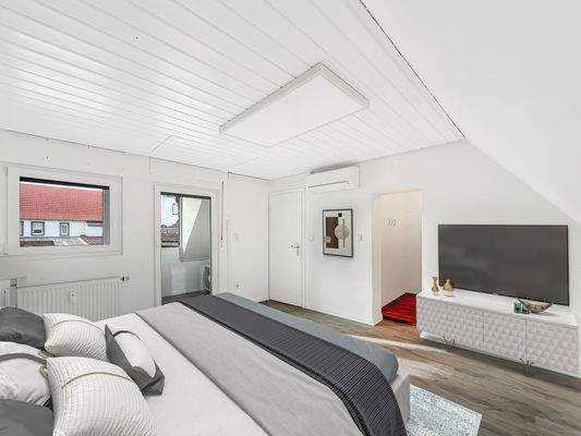 Schlafzimmer (eingerichtet)