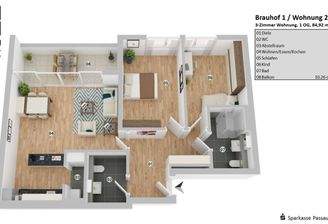 Grundriss Wohnung 24