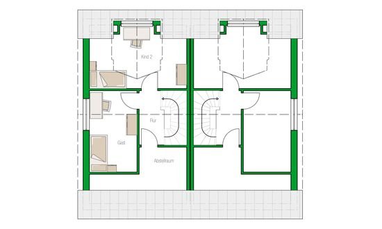 Grundriss Obergeschoss