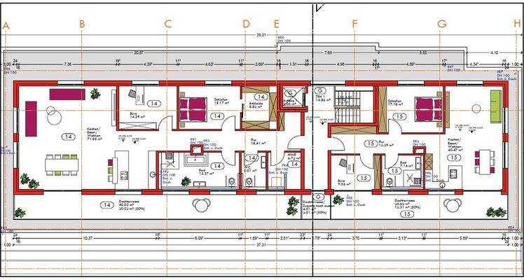 Grundrisse Penthäuser