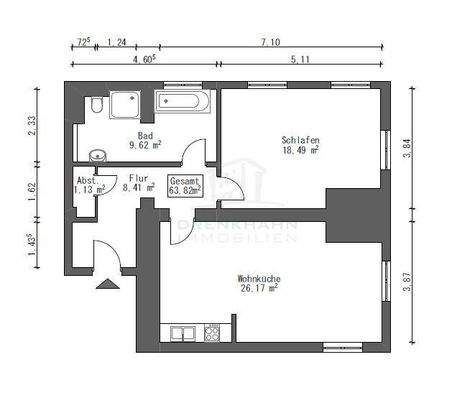 Grundriss WE10 Typ D