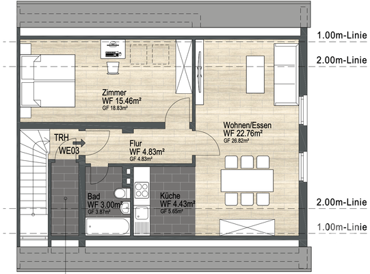 Grundriss Dachgeschoss