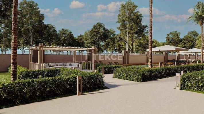 Flats for Sale in a Project with a Pool in Çankaya Antalya