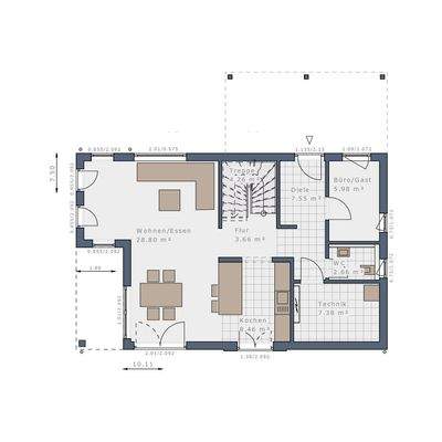 Grundriss Erdgeschoss