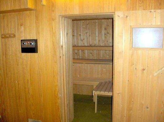 Sauna im Kellergeschoss