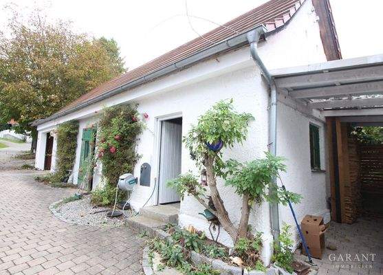 Gartenhaus mit intigrierter Garage