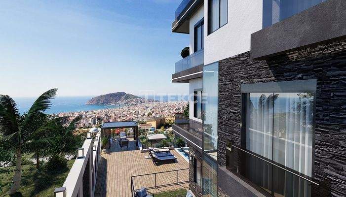 Apartments with Panoramic Sea View in Alanya Cikcilli