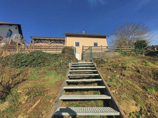 Südseite, von 3. Gartenebene aufgenommen