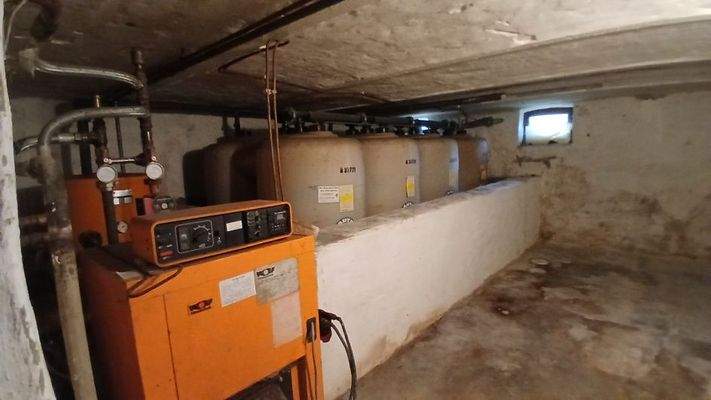 Heizung und Öllager