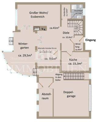 Grundriss Erdgeschoss 