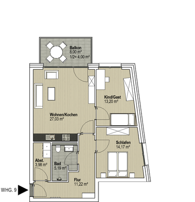 Bremen_Osterholzer Heerstraße-Wohnungen - Grundris