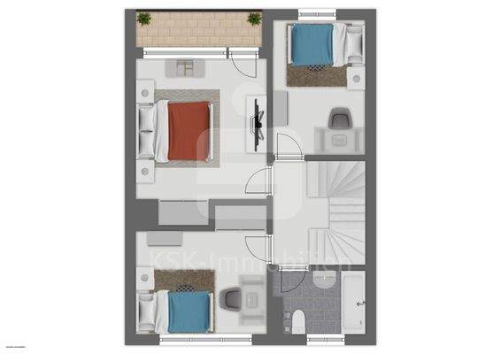 Grundriss Obergeschoss