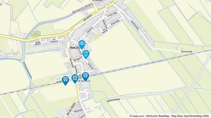 Geolyzer Kartenausschnitt