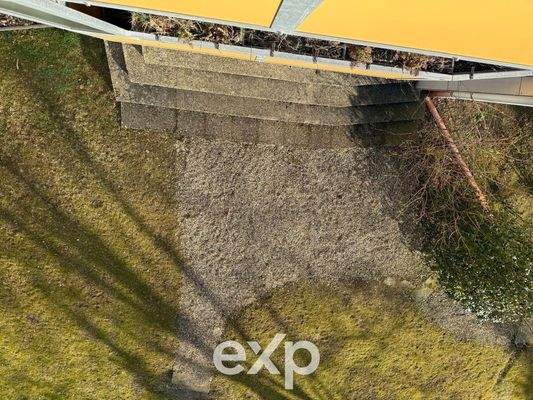 Blick vom Laubengang