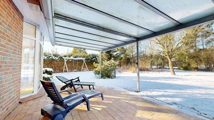 überdachte Terrasse