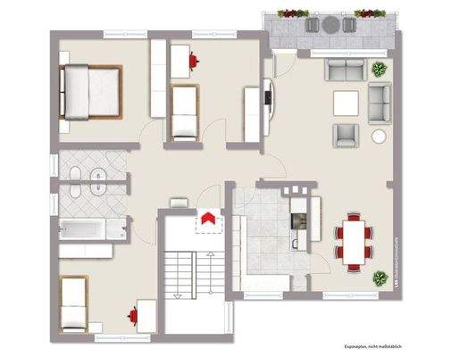 Grundriss Obergeschoss