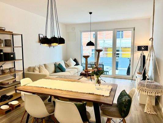 Wohn-Ess-Kochbereich