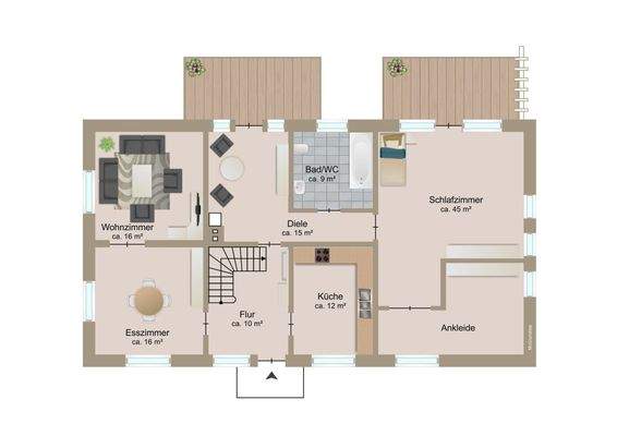 Grundriss Erdgeschoss