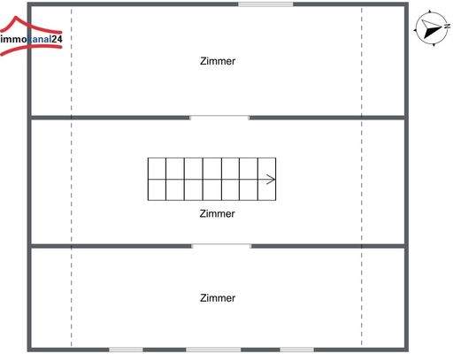 Grundriss Spitzboden