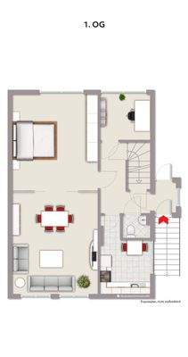 Grundriss EG (Hochparterre)