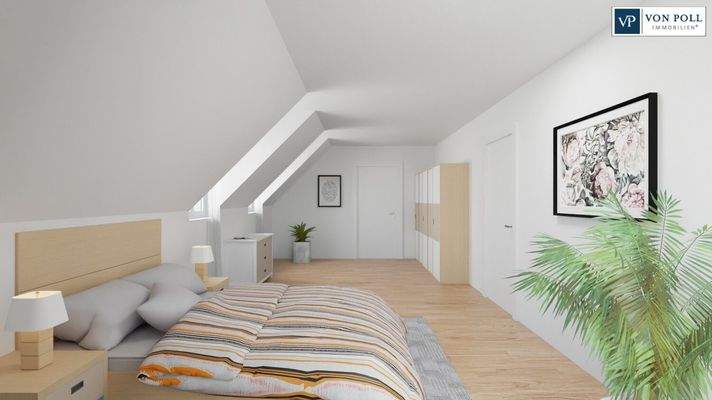 Ansicht Schlafzimmer