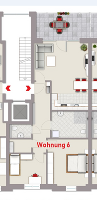 Grundriss Wohnung 6