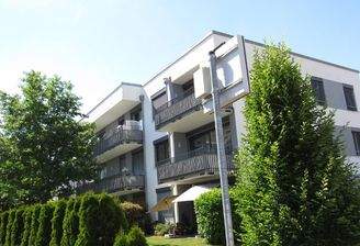 Ansicht von der Wohnanlage