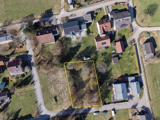 Grundstück Luftaufnahme