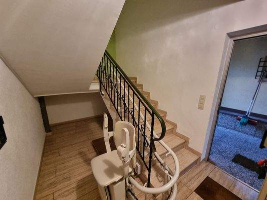 Treppenlift von UG in EG