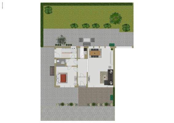 Erdgeschoss &amp; Außenbereich