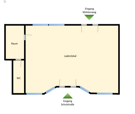 Grundriss Ladenlokal