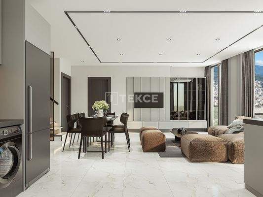 Spacious Apartments with Smart Home Systems in Alanya