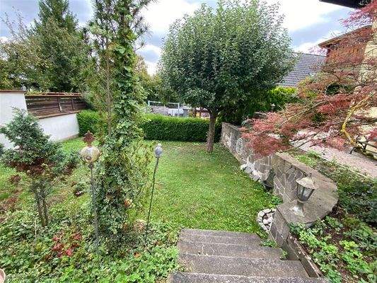 Garten vor dem Hauseingang