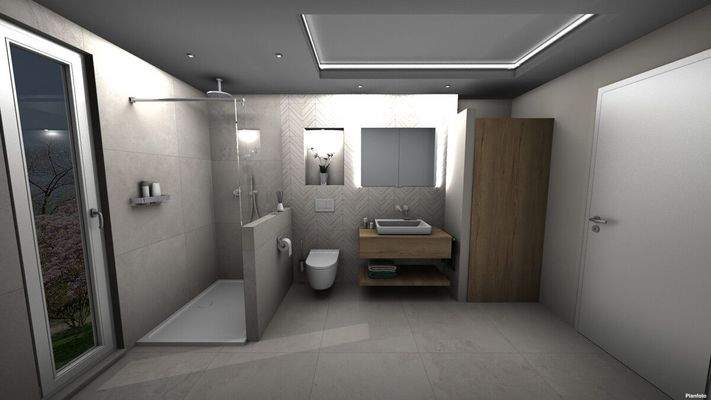 Bad_Whg 5_Ansicht Waschbecken Dusche