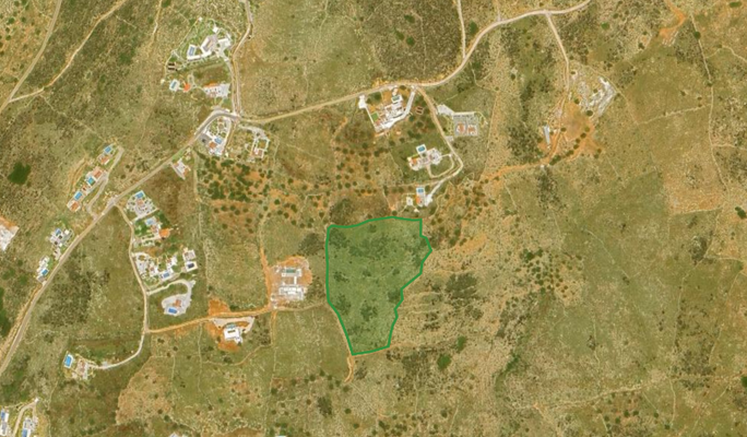 Kreta, Kokkino Chorio: Riesiges Grundstück mit Meerblick zu verkaufen