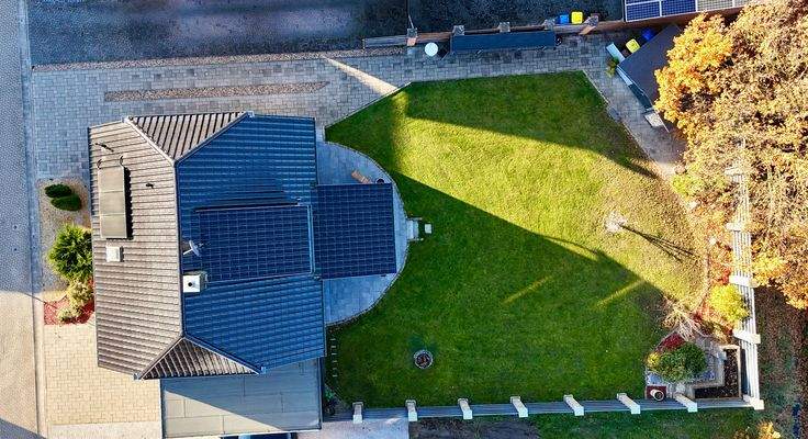 Luftbild gesamtes Grundstück