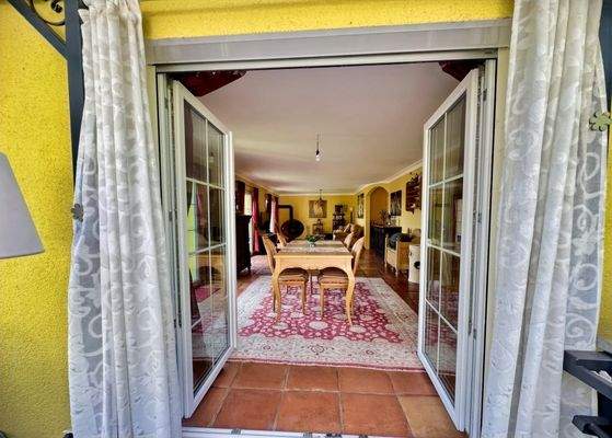 Einblick von Terrasse