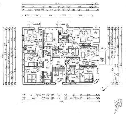 Grundriss Erdgeschoss Nr 3