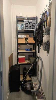 Praktischer Abstellraum